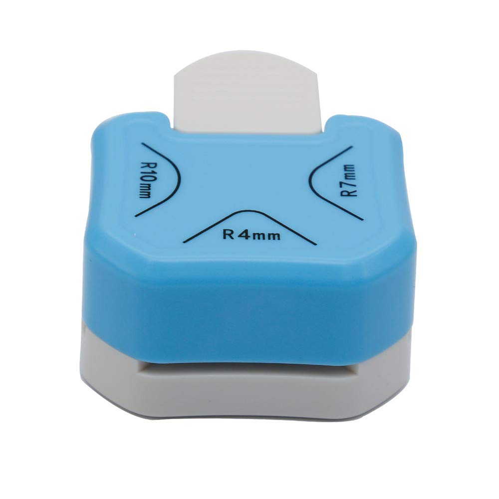 QIQQIKIN Paper Corner Rounder 3 in 1 ?öR4mm+R7mm+R10mm?ä?Î Punches for Crafts?Î Cutter ?ÎEnvelope Punch Board ?ÎHole Puncher?Î Laminate, DIY Projects, Photo Cutter,Card Making Scrapbooking and Journaling