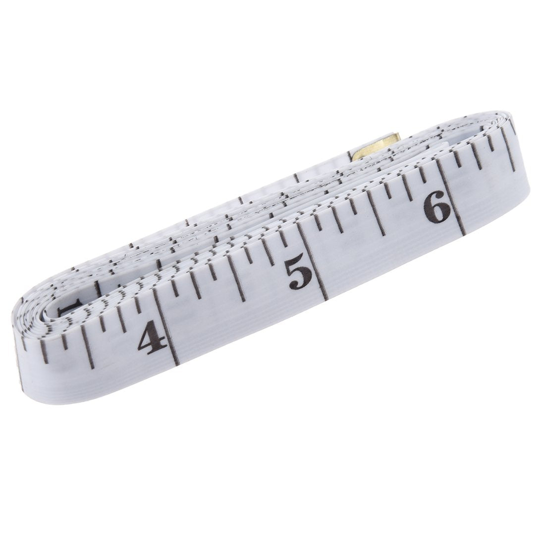 GDMINLO Soft Tape Measure Double Scale Body Sewing Flexible Tailor Craft Vinyl Ruler for Weight Loss Medical Body Measurement, Has Centimetre Scale on Reverse Side 60-inch?öWhite?ä