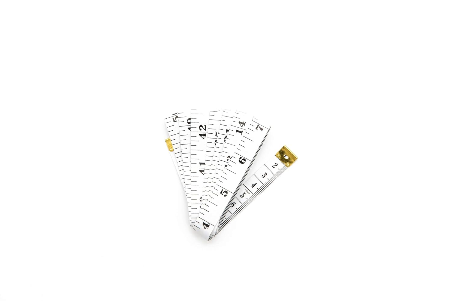 GDMINLO Soft Tape Measure Double Scale Body Sewing Flexible Tailor Craft Vinyl Ruler for Weight Loss Medical Body Measurement, Has Centimetre Scale on Reverse Side 60-inch?öWhite?ä