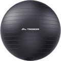 Trideer Exercise Ball for Yoga, Pilates & Fitness ÛÒ Stability Ball Equipment for Home Gym & Office Chair, Core & Balance Training Accessories, Physical Therapy Equipment, Quick Pump Included, 5 Sizes