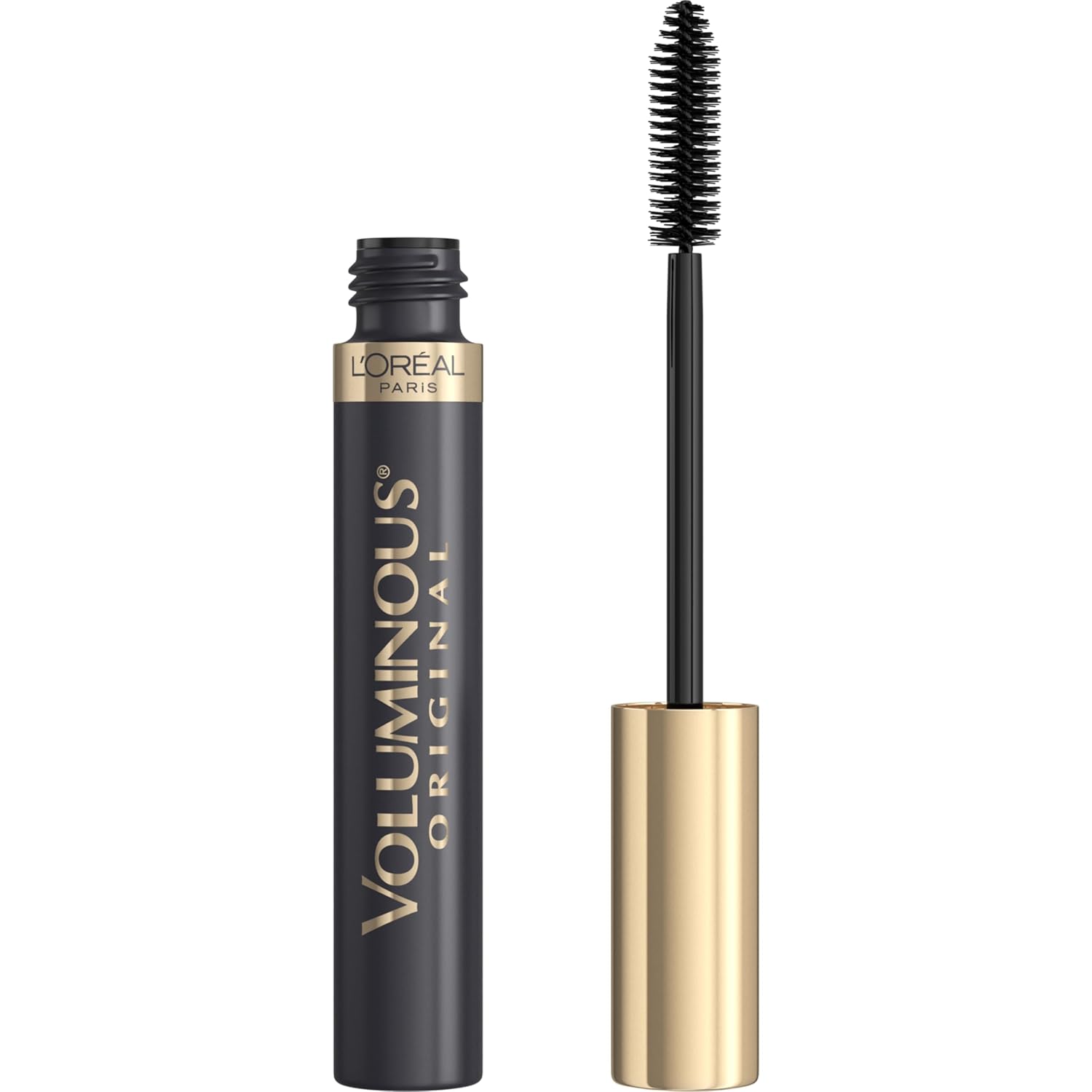 LÛªOreal Paris Original Voluminous Mascara, Building Mascara Volume and Length Formula, Washable, Blackest Black, 0.26 Fl Oz., 1 Count