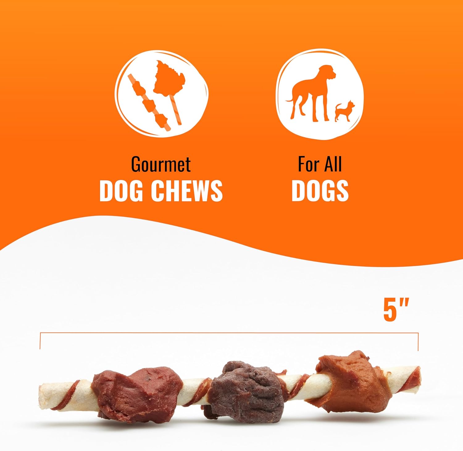 Good Û÷nÛª Fun Triple Flavor Kabobs Chews for All Dogs, 24 Ounces, Treat Your Dog to Long-Lasting Chews Made from Beef Hide, Real Chicken, Pork Hide, Duck and Chicken Liver