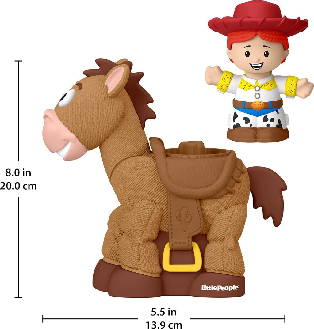 Fisher-Price Little People Toddler Toys Disney Pixar Toy Story BobbinÛª Bullseye Horse & Jessie Figures for Pretend Play Kids Ages 18+ Months