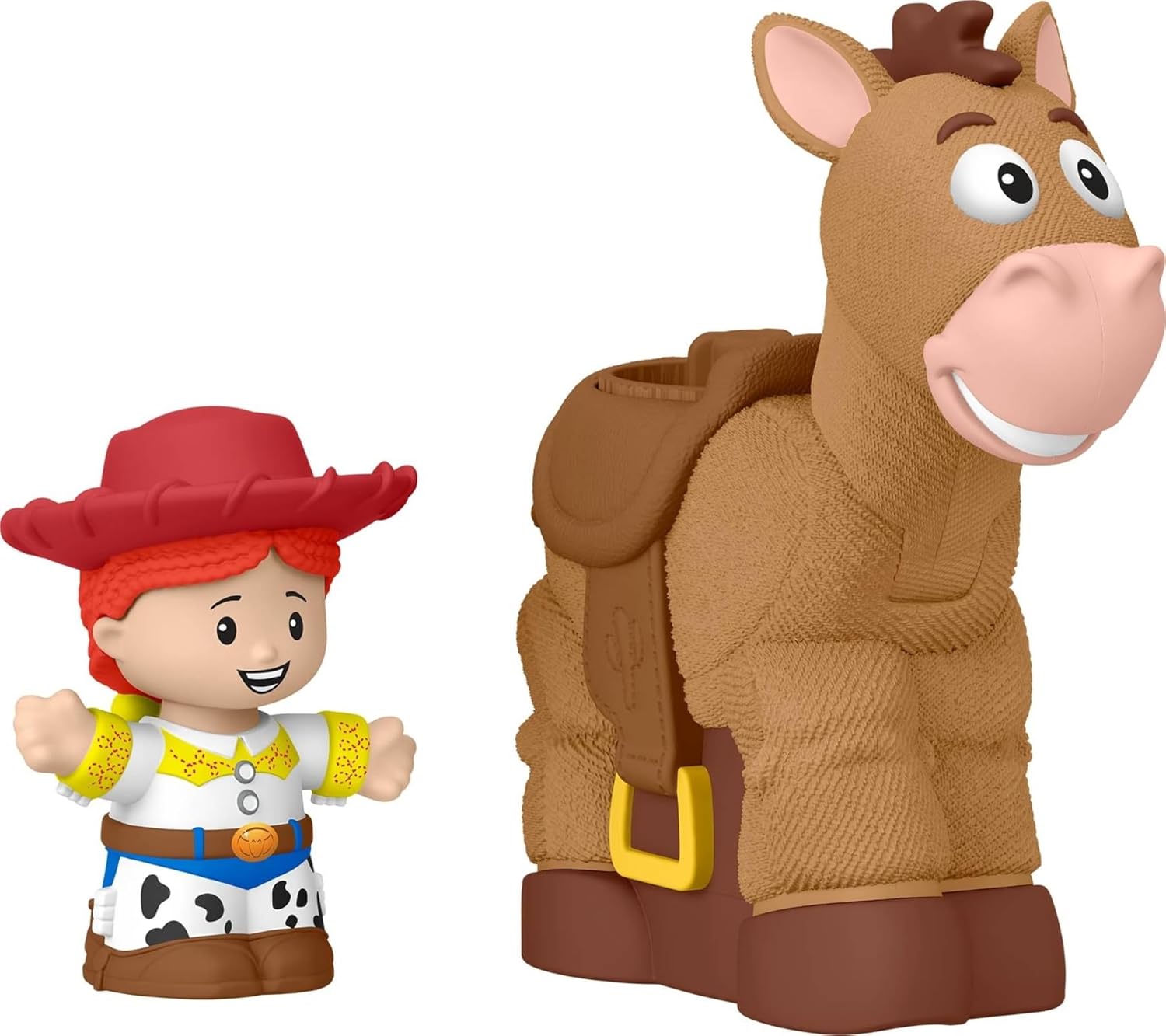 Fisher-Price Little People Toddler Toys Disney Pixar Toy Story BobbinÛª Bullseye Horse & Jessie Figures for Pretend Play Kids Ages 18+ Months