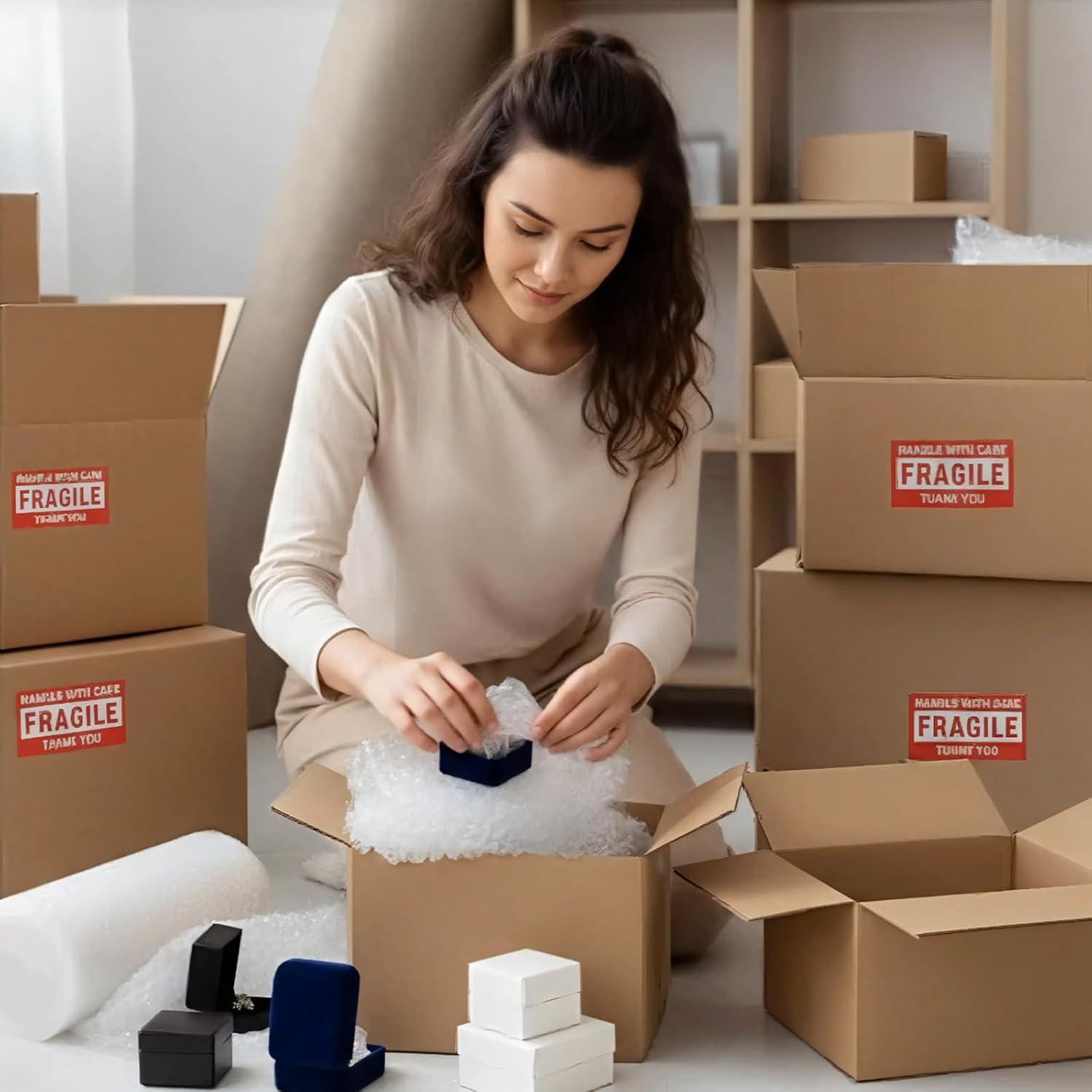 Bubble Cushioning Wrap 2 Pack 12 Inch x 72 ft Bubble Wrap for Packing?ÎMoving Boxes and Shipping for Your Business?ÎPerforated Every 12 in.Suitable for Filling Packaging Boxes.