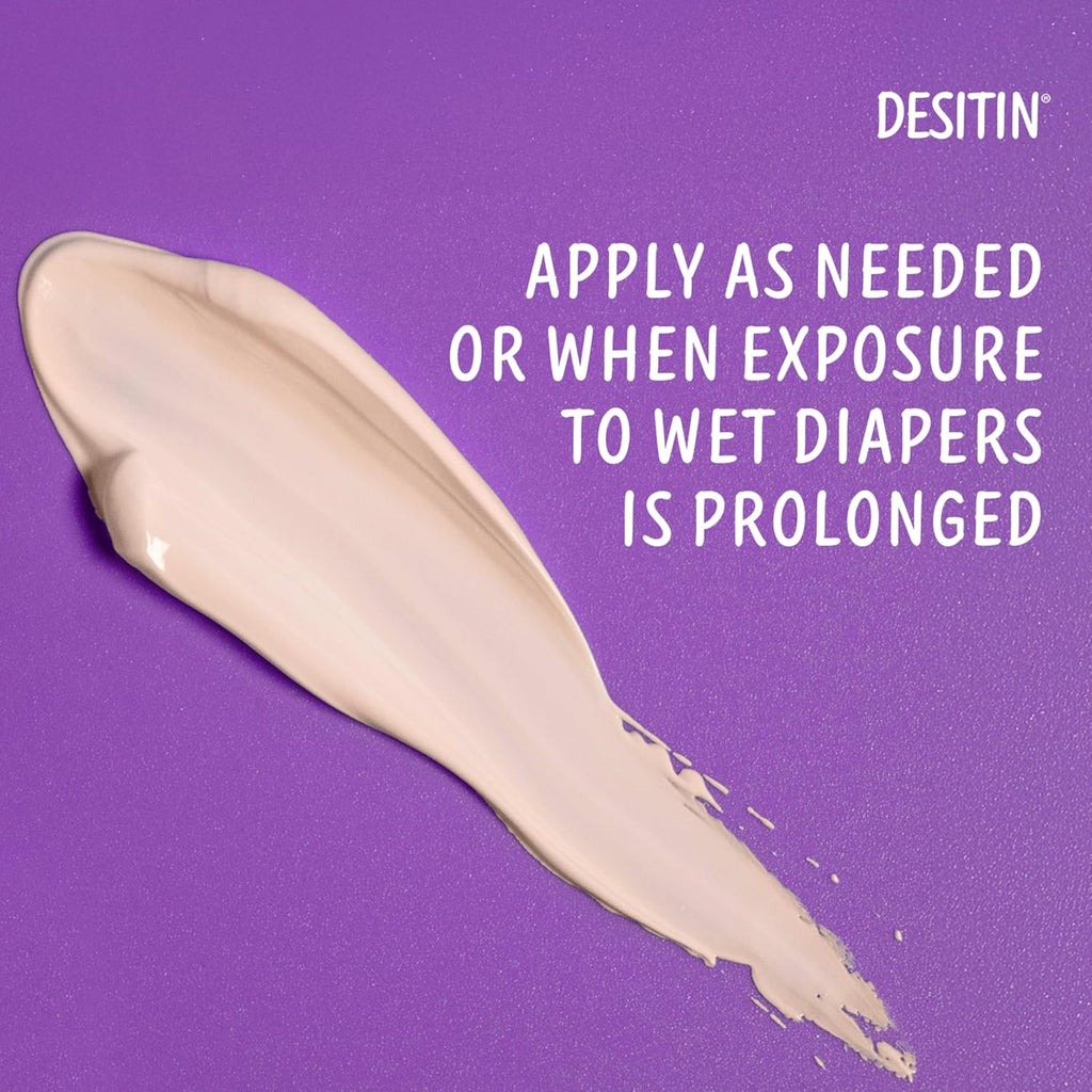 Desitin Maximum Strength Baby Diaper Rash Cream, 40% Zinc Oxide, Hypoallergenic No Added Parabens & Dyes, Protects & Relieves BabyÛªs Skin for Up to 12 Hours, Prevents Diaper Rash, 4.8 oz Tube