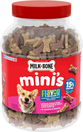 Milk-Bone Flavor Snacks MiniÛªs Dog Biscuits, Flavored Crunchy Dog Treats, 36 Oz. Canister