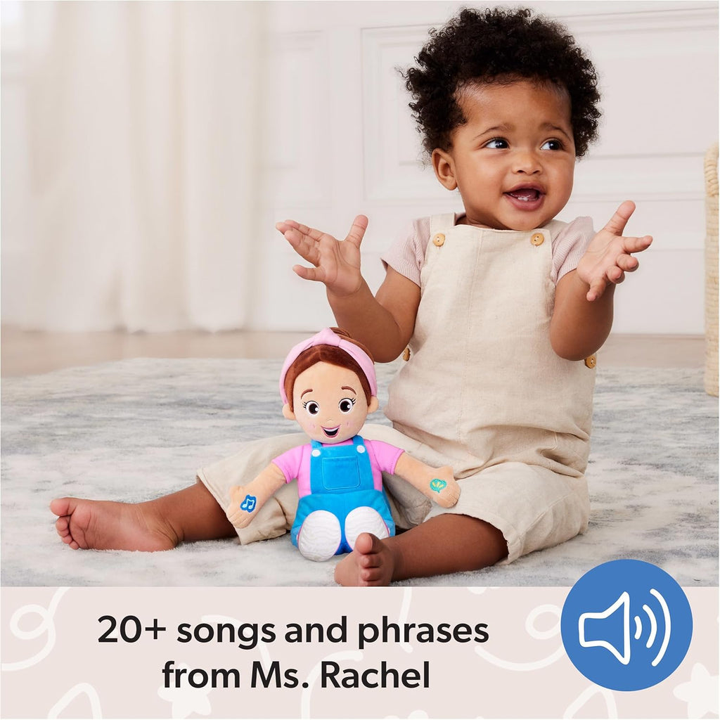 Ms. Rachel Official Speak & Sing Doll, 16Û Tall Interactive Toy with 4 Songs & 16+ Phrases, Toddler Toys for Girls & Boys Ages 6 Months to 3+ Years.