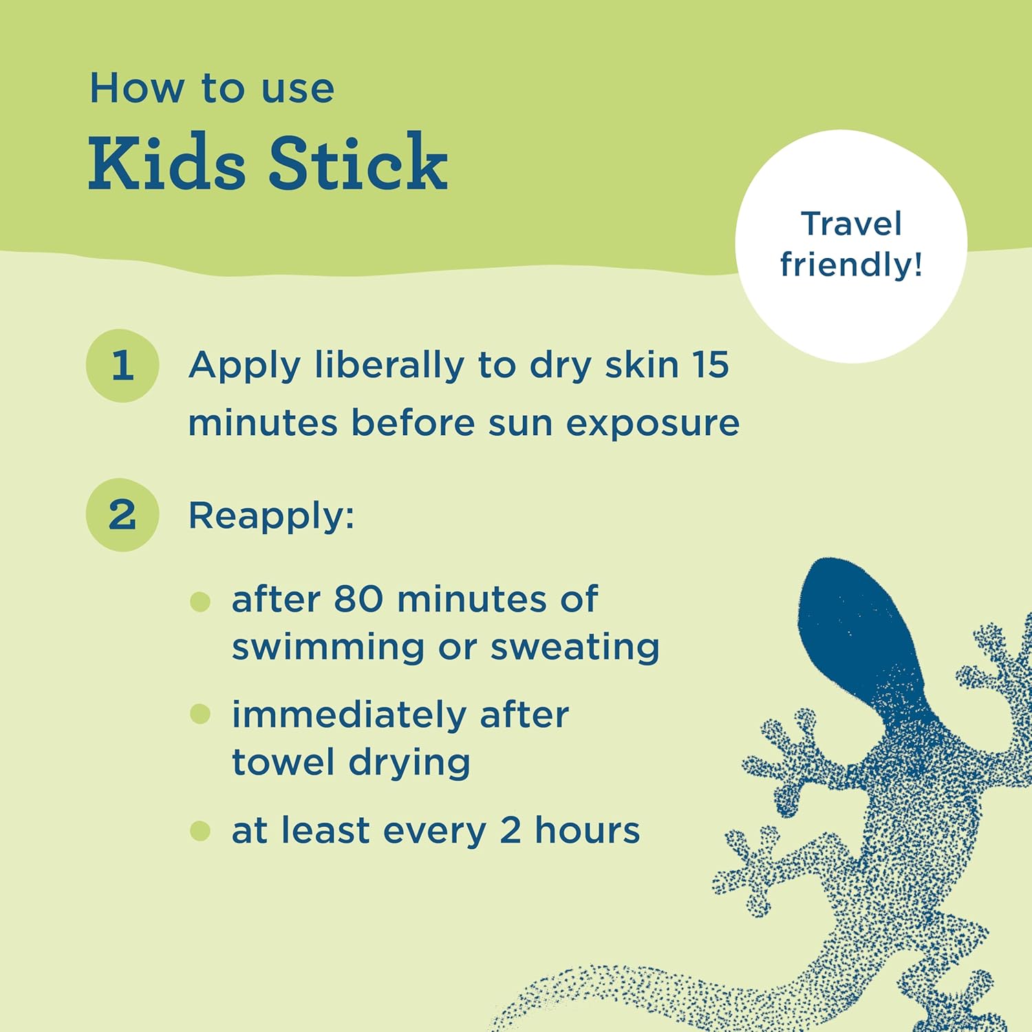 Blue Lizard Kids Mineral SPF 50 Sunscreen Stick, Zinc Oxide, 100% Mineral Actives, Developed for KidsÛª Sensitive Skin, TSA-Friendly, Vegan, Paraben-free, Fragrance-Free, 0.5 oz